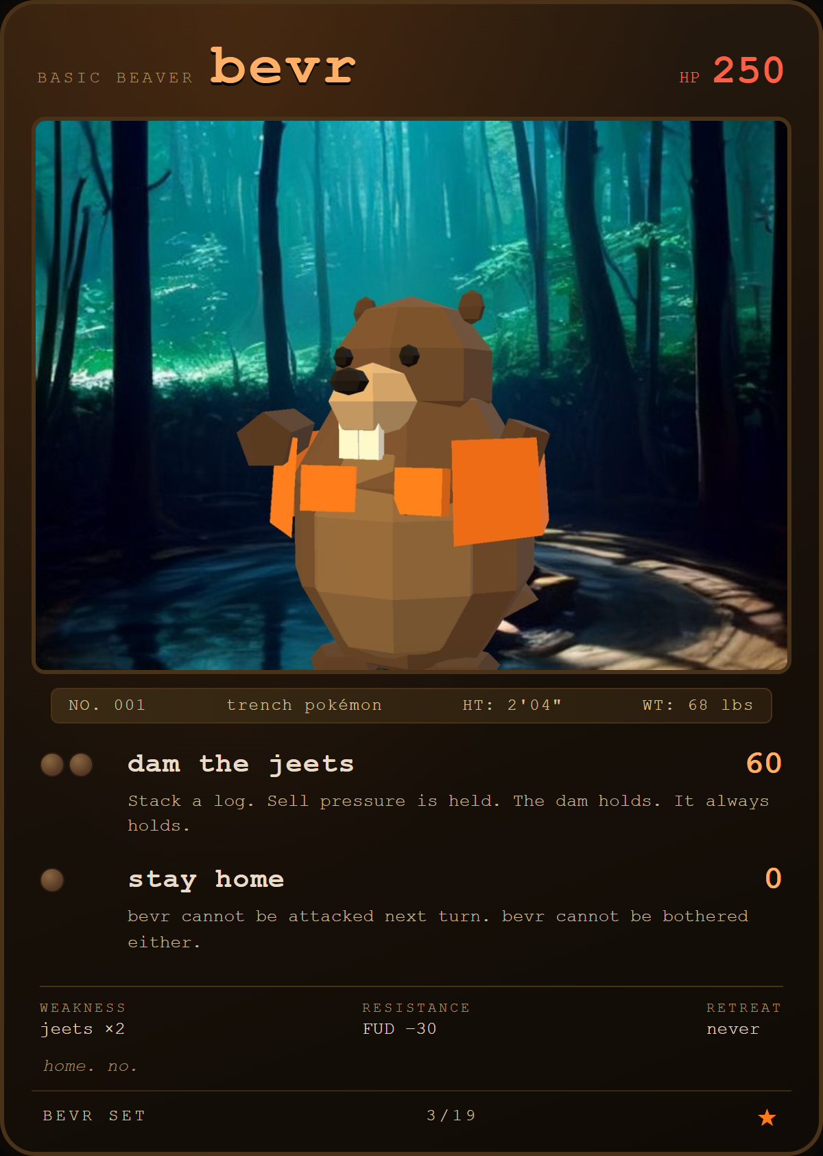 bevr card — the lodge